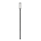 Z-Lite Aura 1 Light Outdoor Post Mounted Fixture, 8in. W x 119.75in. H, Black 5013PHBR-5009P96-BK - alternate 2